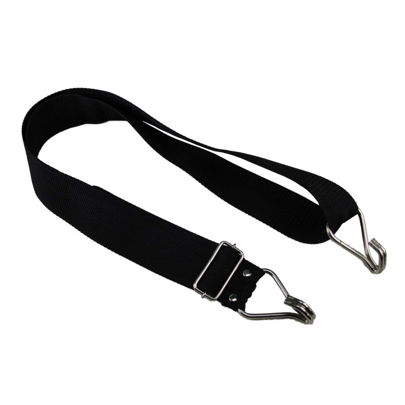 Sangle épaule simple 2 crochets ouverts 85/154 cm